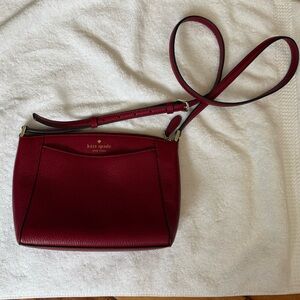 Kate Spade Burgundy Crossbody Bag